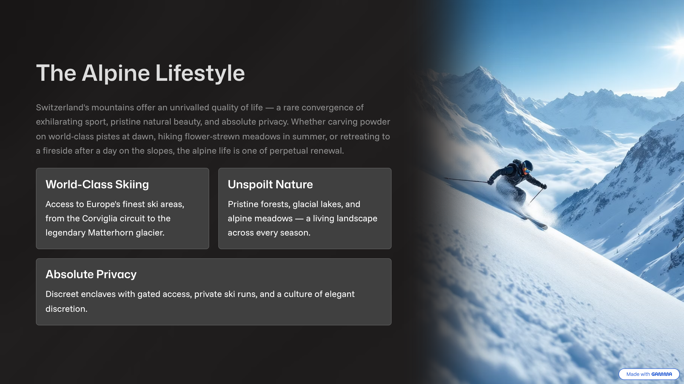Swiss Alpine Chalet Collection slide 2/10