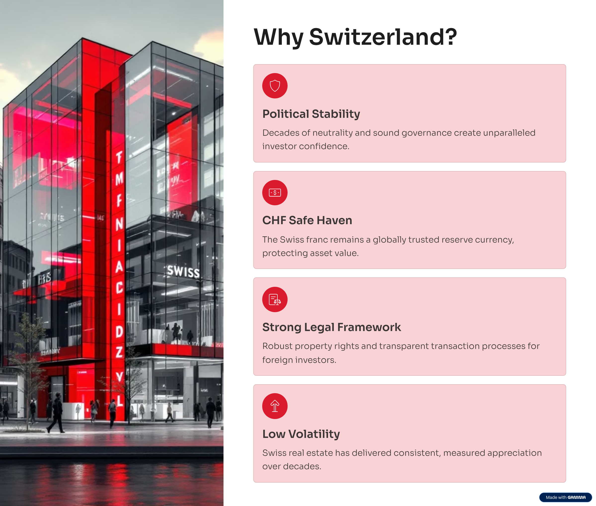 Swiss Property Investment Opportunities slide 2/10